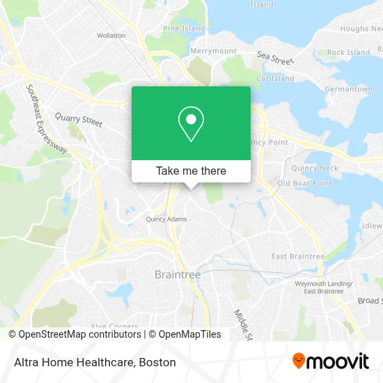 Altra Home Healthcare map