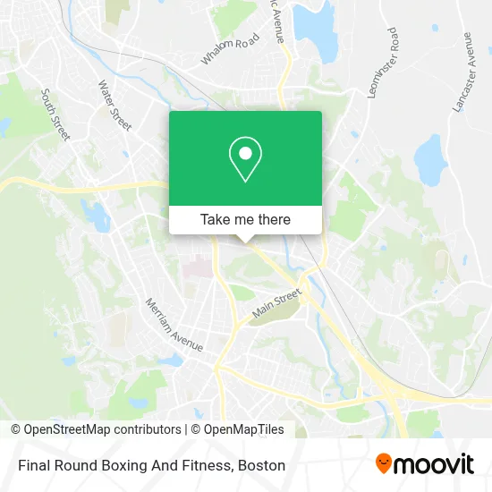 Final Round Boxing And Fitness map