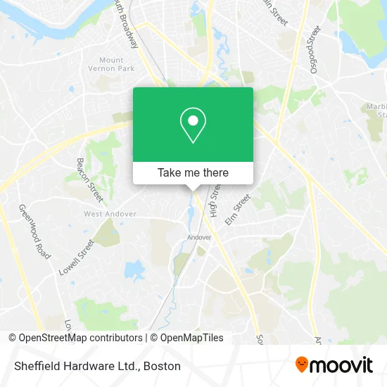 Sheffield Hardware Ltd. map