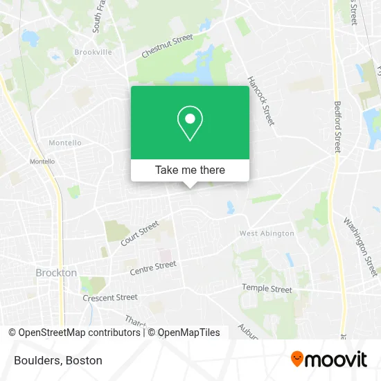 Boulders map