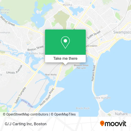 G/J Carting Inc map
