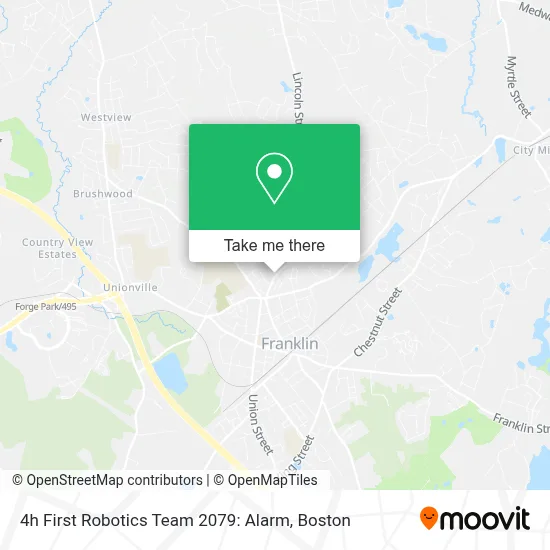 4h First Robotics Team 2079: Alarm map