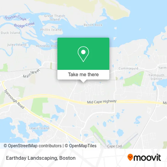 Earthday Landscaping map