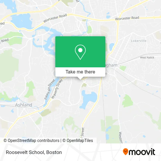 Roosevelt School map