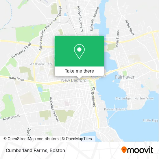 Cumberland Farms map