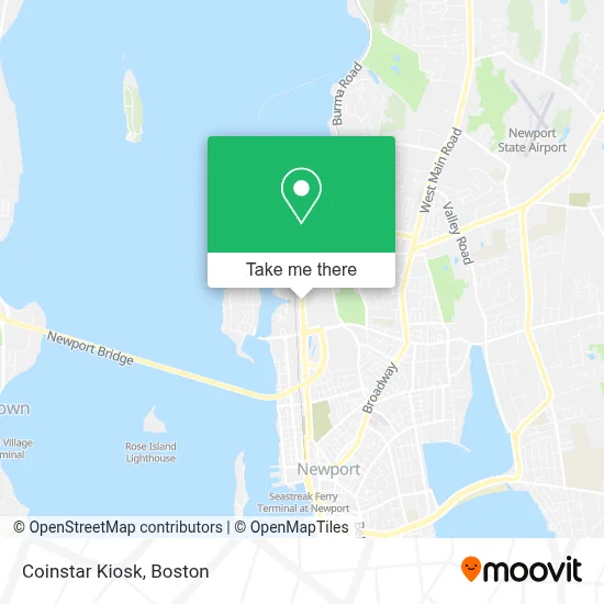 Coinstar Kiosk map