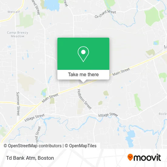 Td Bank Atm map