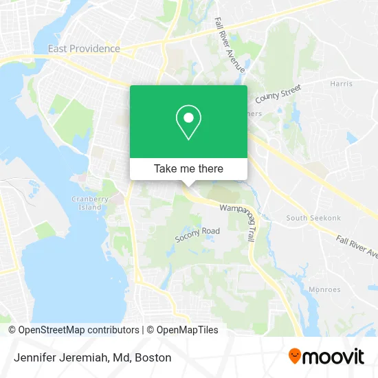 Jennifer Jeremiah, Md map