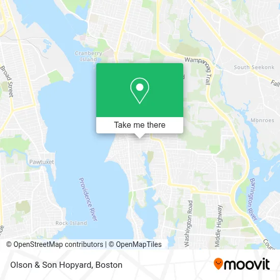 Olson & Son Hopyard map