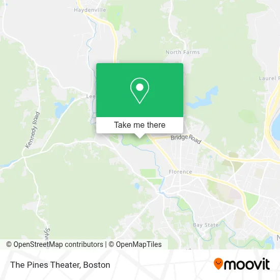 The Pines Theater map