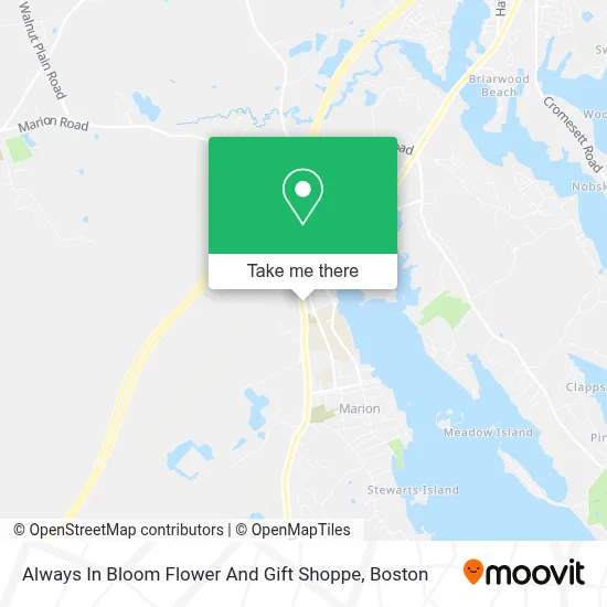 Always In Bloom Flower And Gift Shoppe map