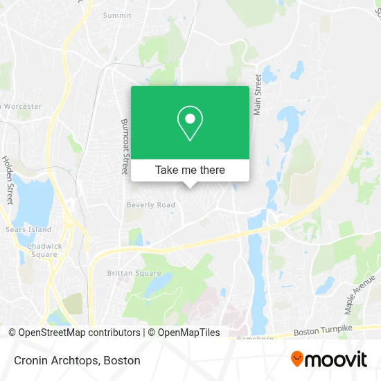 Cronin Archtops map