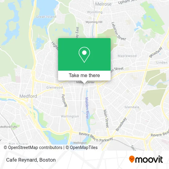 Cafe Reynard map