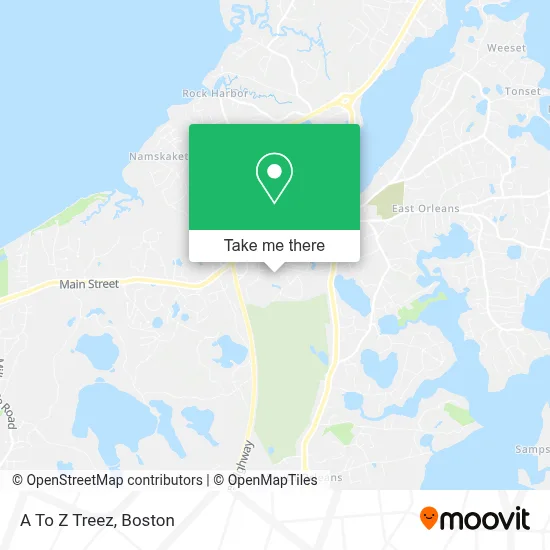 A To Z Treez map
