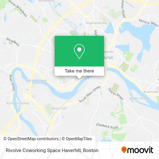 Rivolve Coworking Space Haverhill map