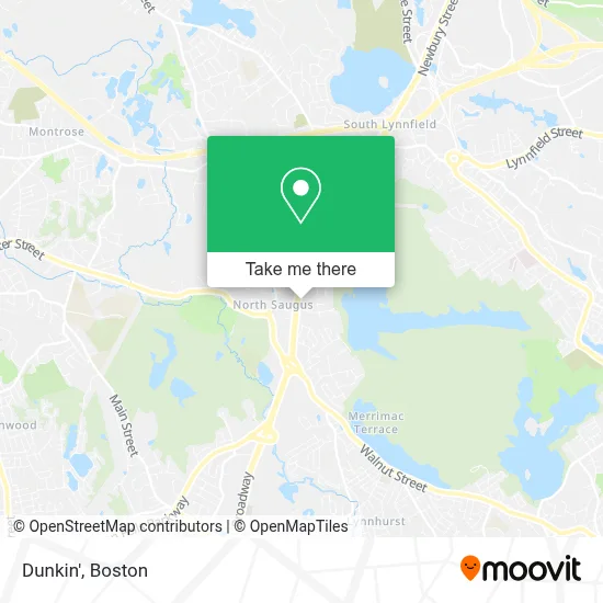 Dunkin' map