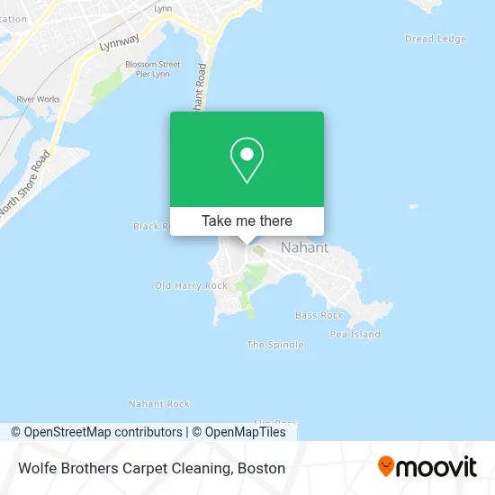 Wolfe Brothers Carpet Cleaning map
