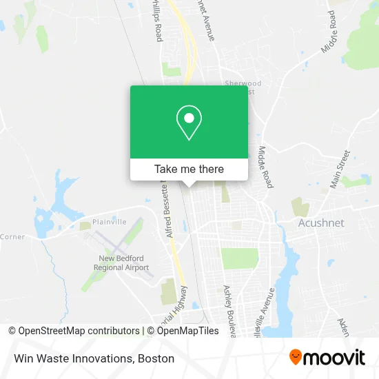 Win Waste Innovations map