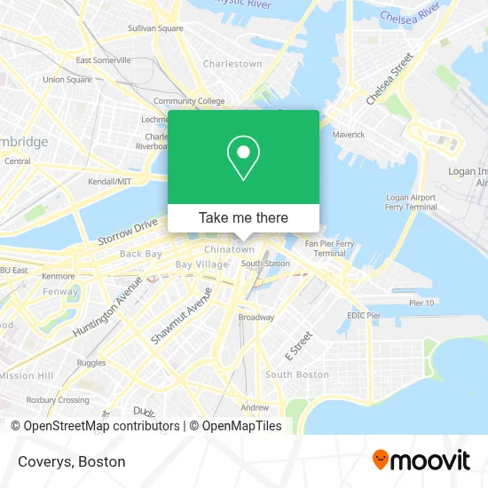 Coverys map