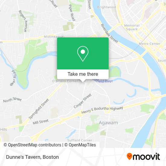 Dunne's Tavern map