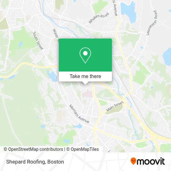 Shepard Roofing map