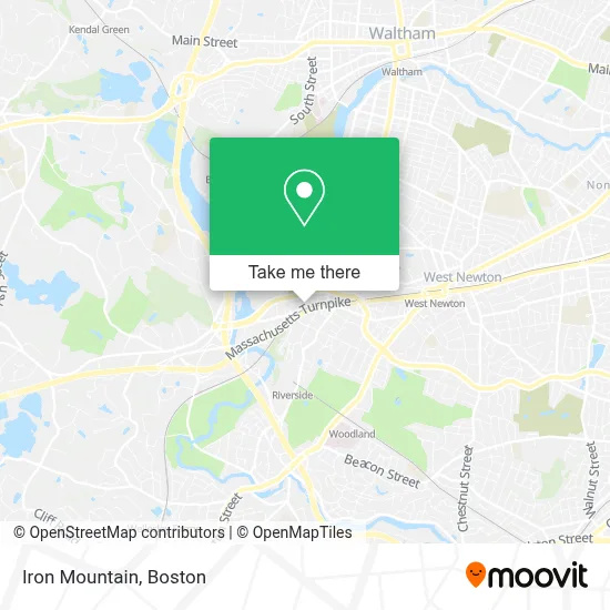 Iron Mountain map