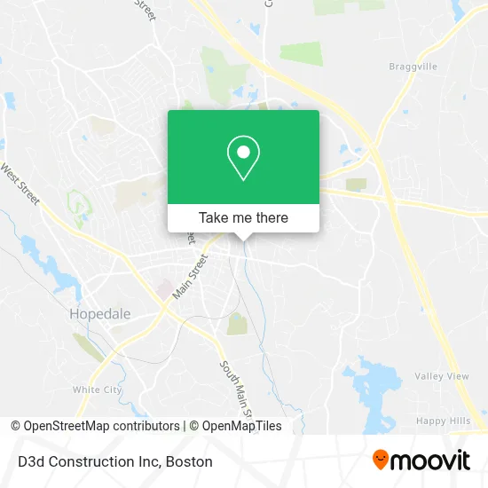 D3d Construction Inc map