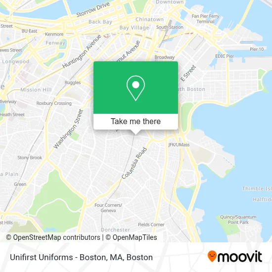 Unifirst Uniforms - Boston, MA map
