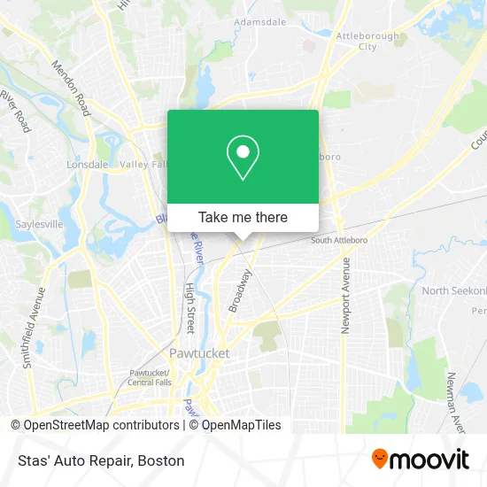 Stas' Auto Repair map