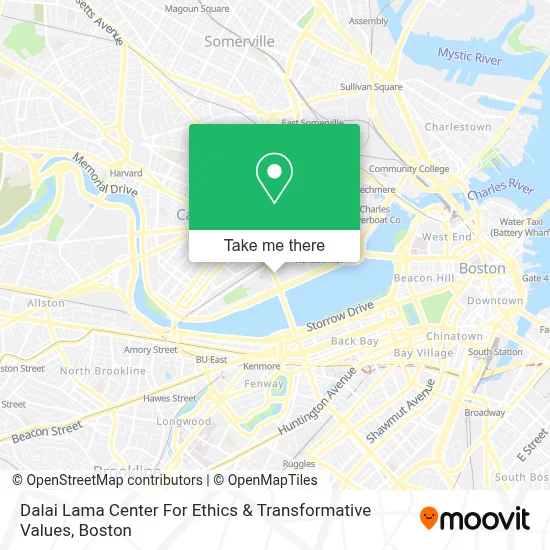 Dalai Lama Center For Ethics & Transformative Values map
