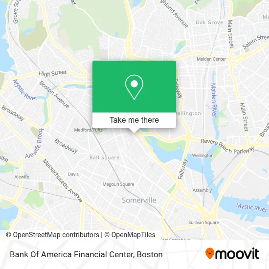 Bank Of America Financial Center map