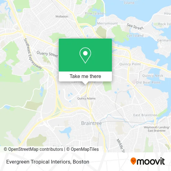 Evergreen Tropical Interiors map