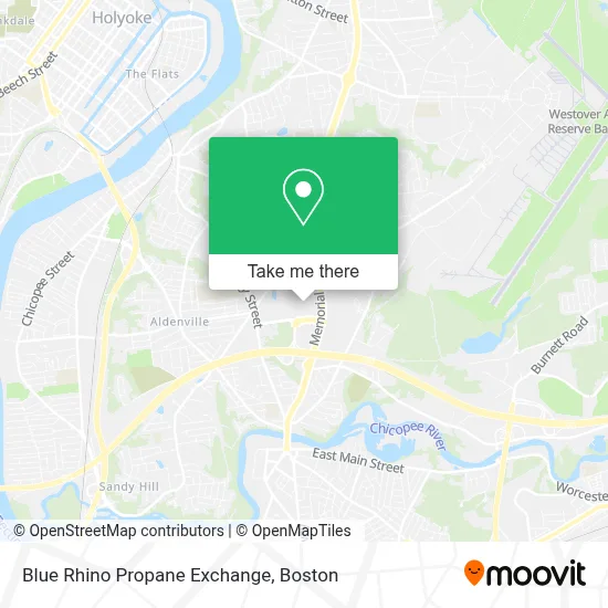 Blue Rhino Propane Exchange map