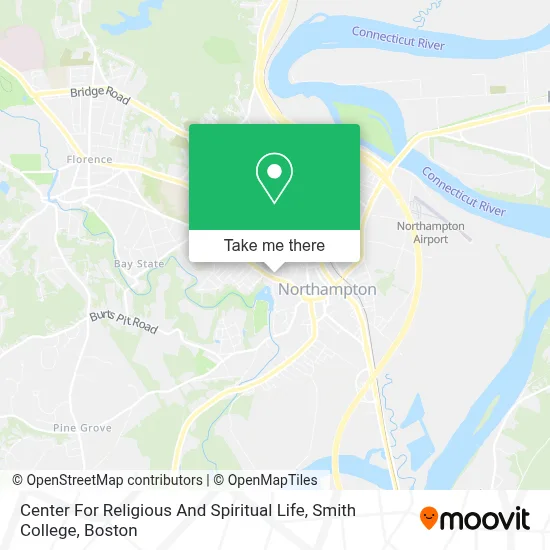 Center For Religious And Spiritual Life, Smith College map