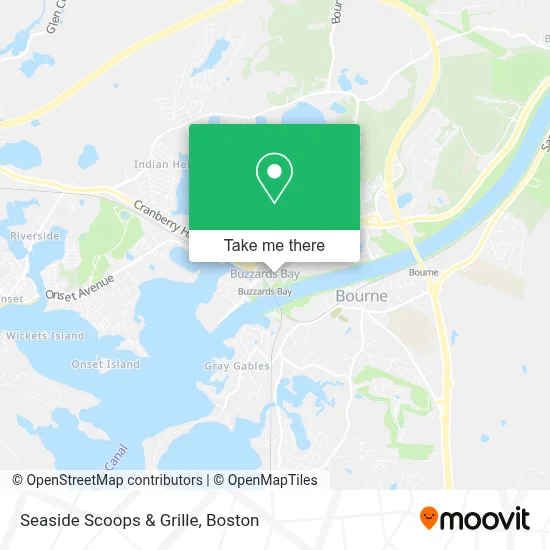 Seaside Scoops & Grille map