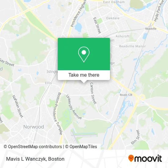 Mavis L Wanczyk map