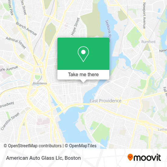 American Auto Glass Llc map