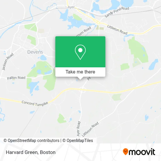Harvard Green map