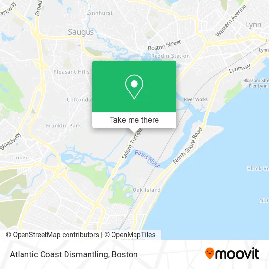 Atlantic Coast Dismantling map