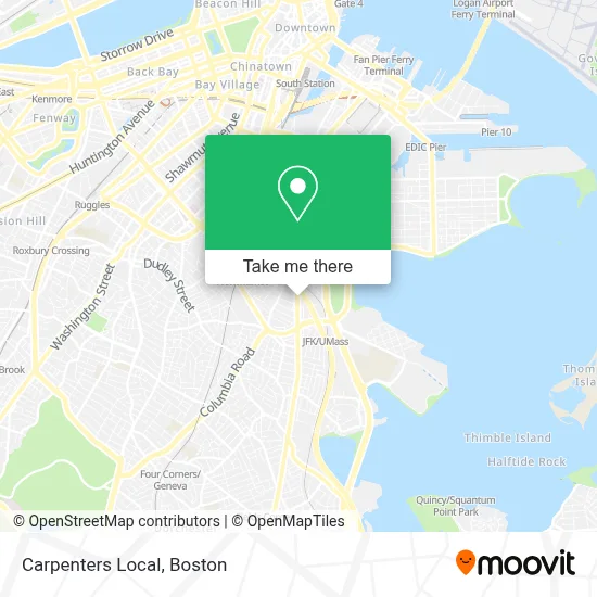 Carpenters Local map