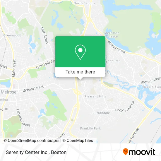 Serenity Center Inc. map