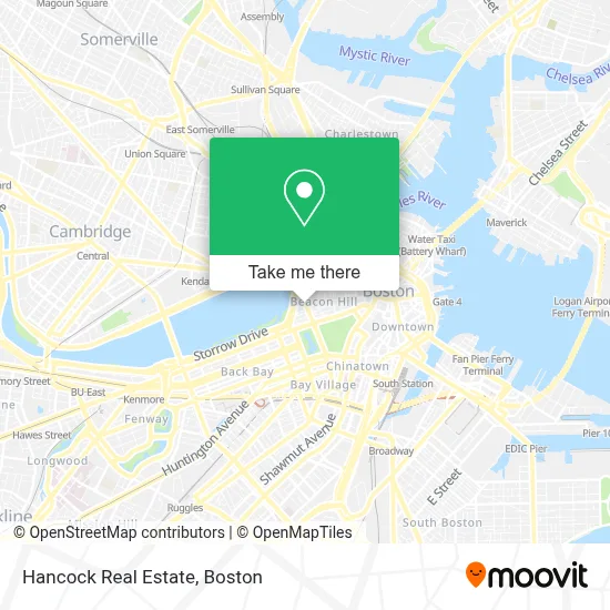 Hancock Real Estate map
