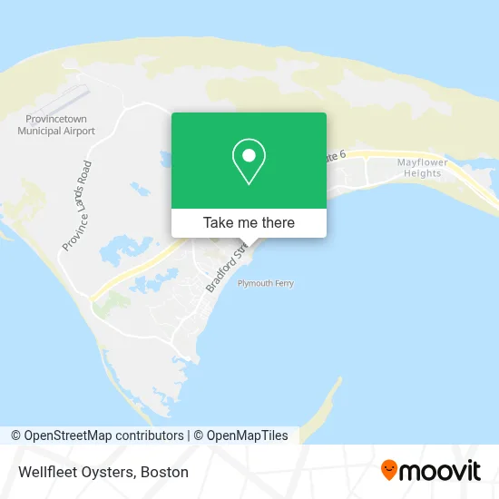 Wellfleet Oysters map