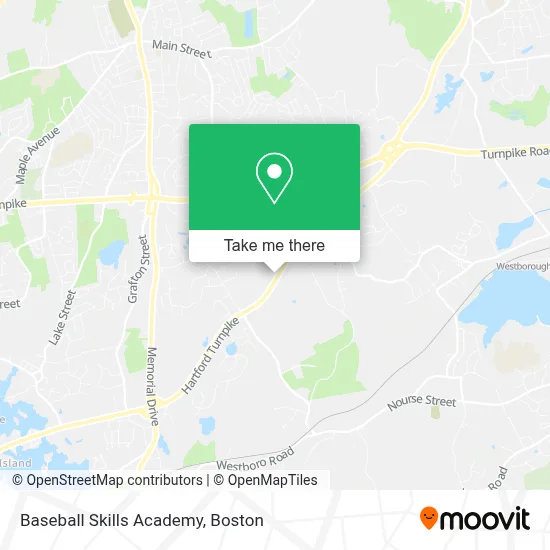 Baseball Skills Academy map