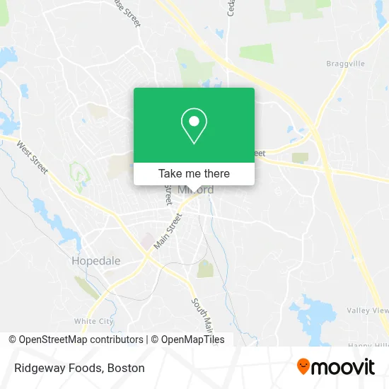 Ridgeway Foods map