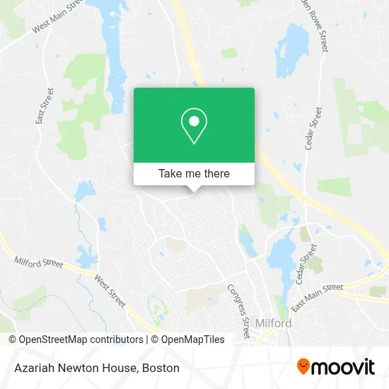 Azariah Newton House map