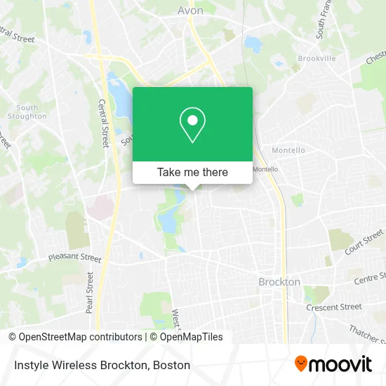 Instyle Wireless Brockton map