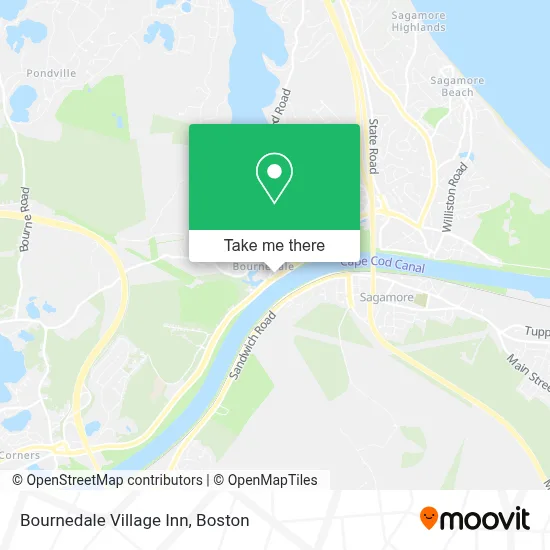Bournedale Village Inn map