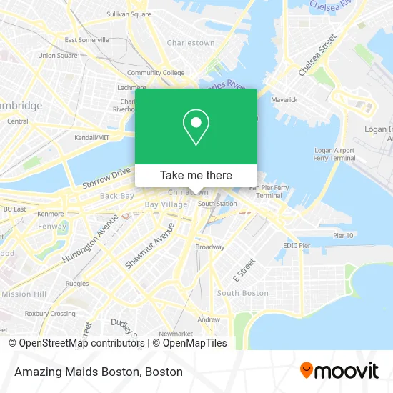 Amazing Maids Boston map