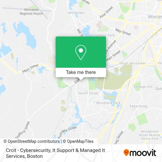 Crcit - Cybersecurity, It Support & Managed It Services map